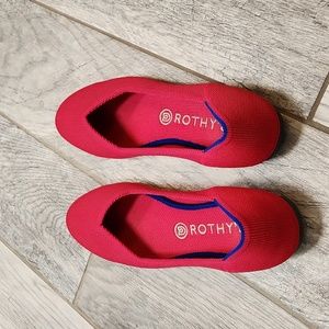 Rothys Hot Pink Shoe